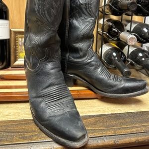 1883 Lucchese Women's Boots, 7.5 D Black